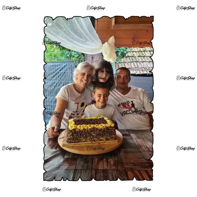 Magnet frigider, forma dreptunghi, personalizat